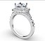 Cushion Cut Halo Engagement Ring CAD Design-0001prs