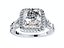 Cushion Cut Halo Engagement Ring CAD Design-0001prs