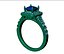 Cushion Cut Halo Engagement Ring CAD Design-0001prs
