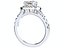Cushion Cut Halo Engagement Ring CAD Design-0001prs