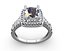 Cushion Cut Halo Engagement Ring CAD Design-0001prs
