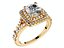 Cushion Cut Halo Engagement Ring CAD Design-0001prs