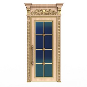 Carved Door Classic 01102 Wood model