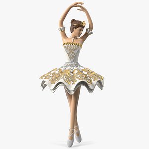 Ballerina Figure White