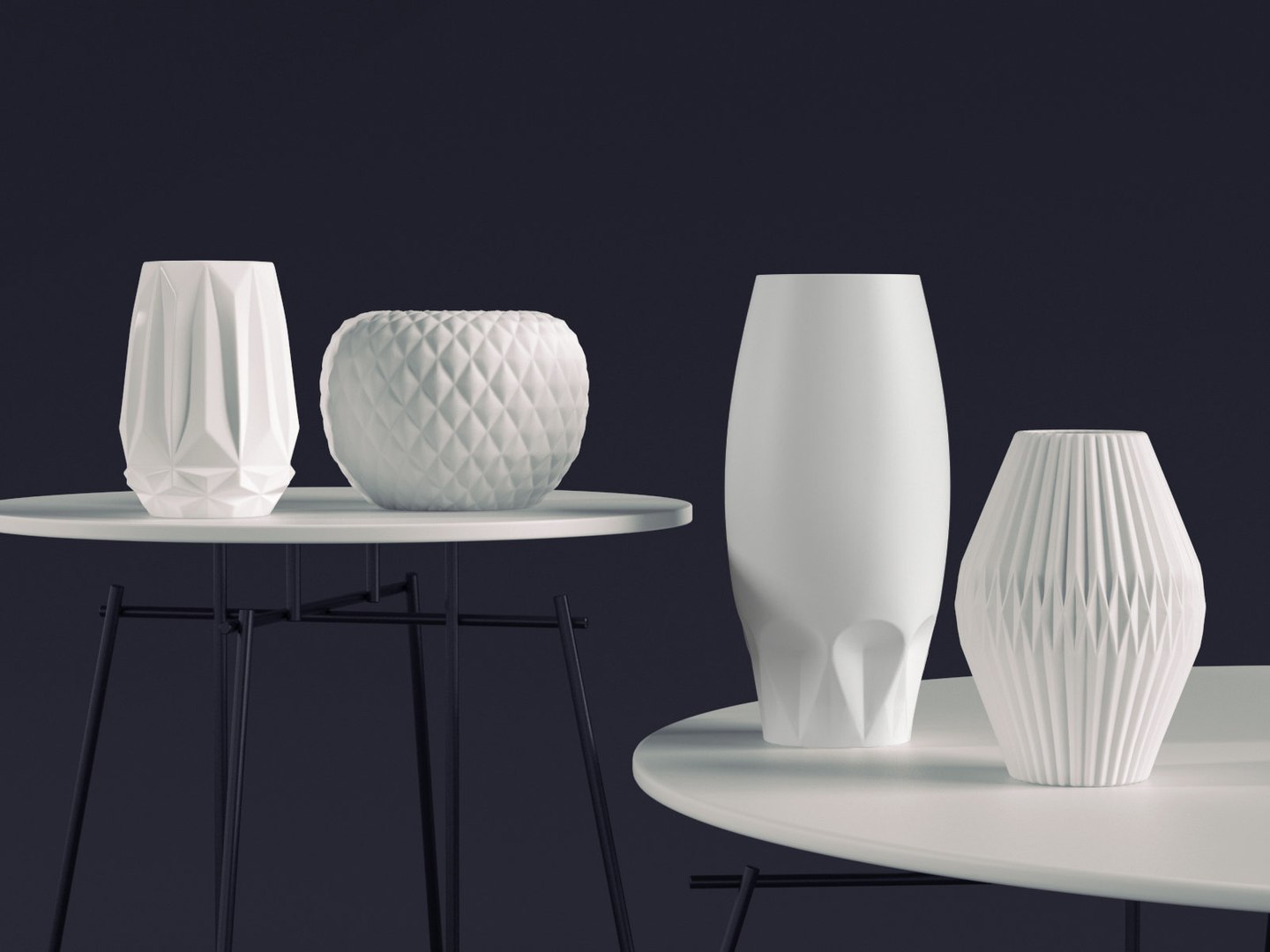 Set Vases 02 Model - TurboSquid 1173197