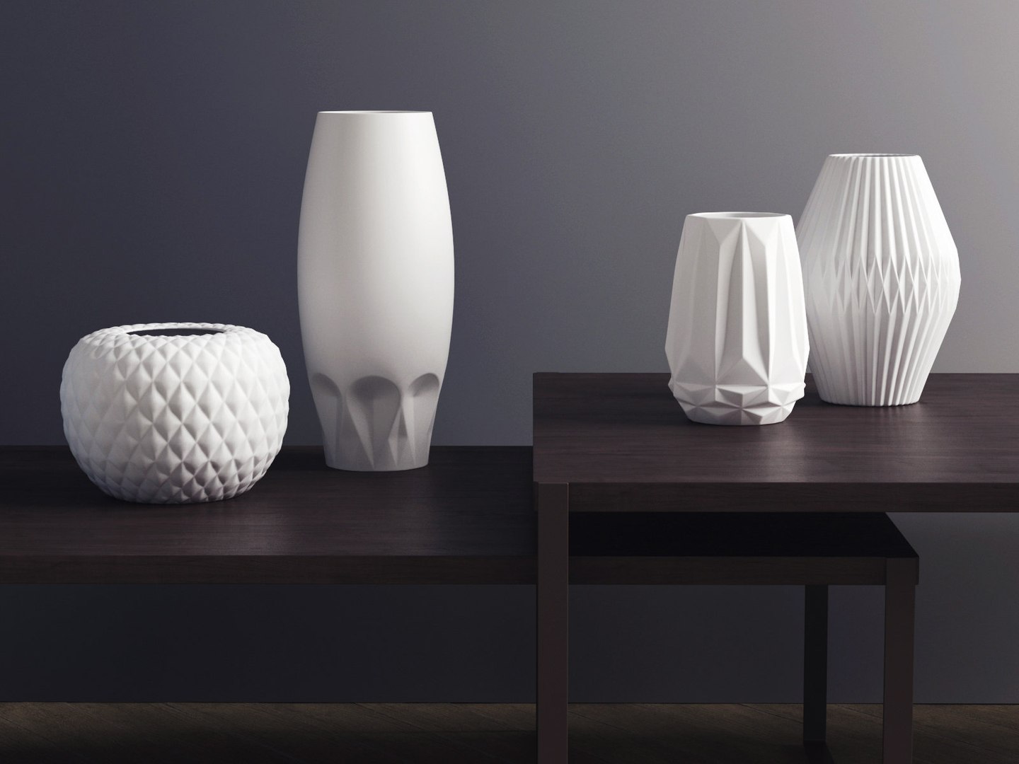 Set Vases 02 Model - TurboSquid 1173197