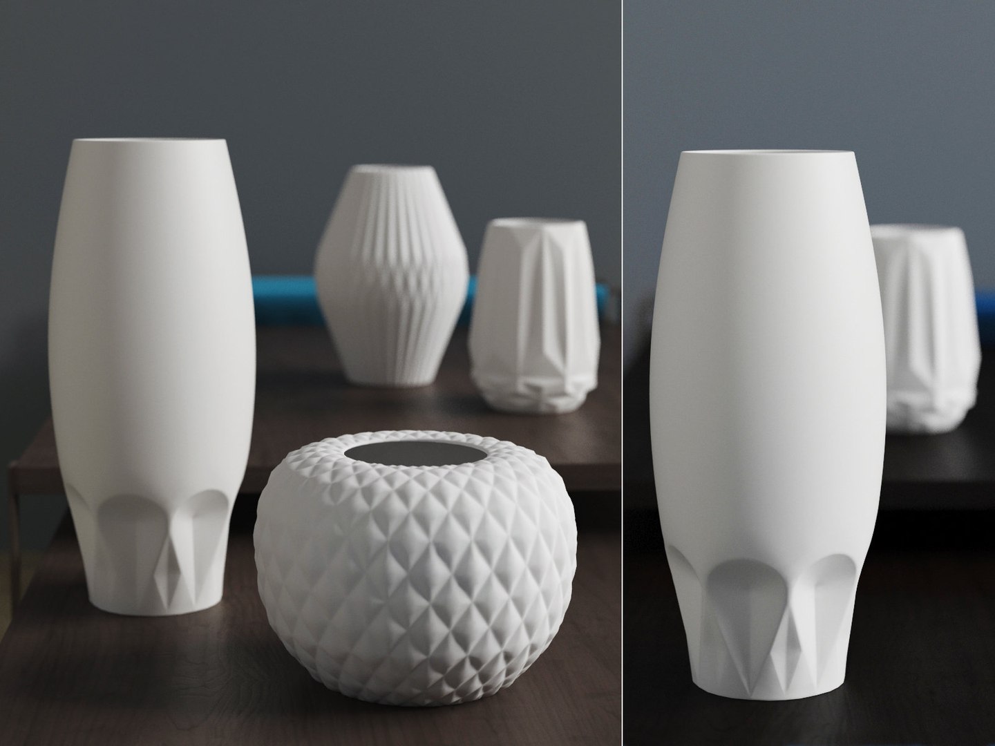 Set Vases 02 Model - TurboSquid 1173197