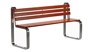 Simple Outdoor Bench with Laminate