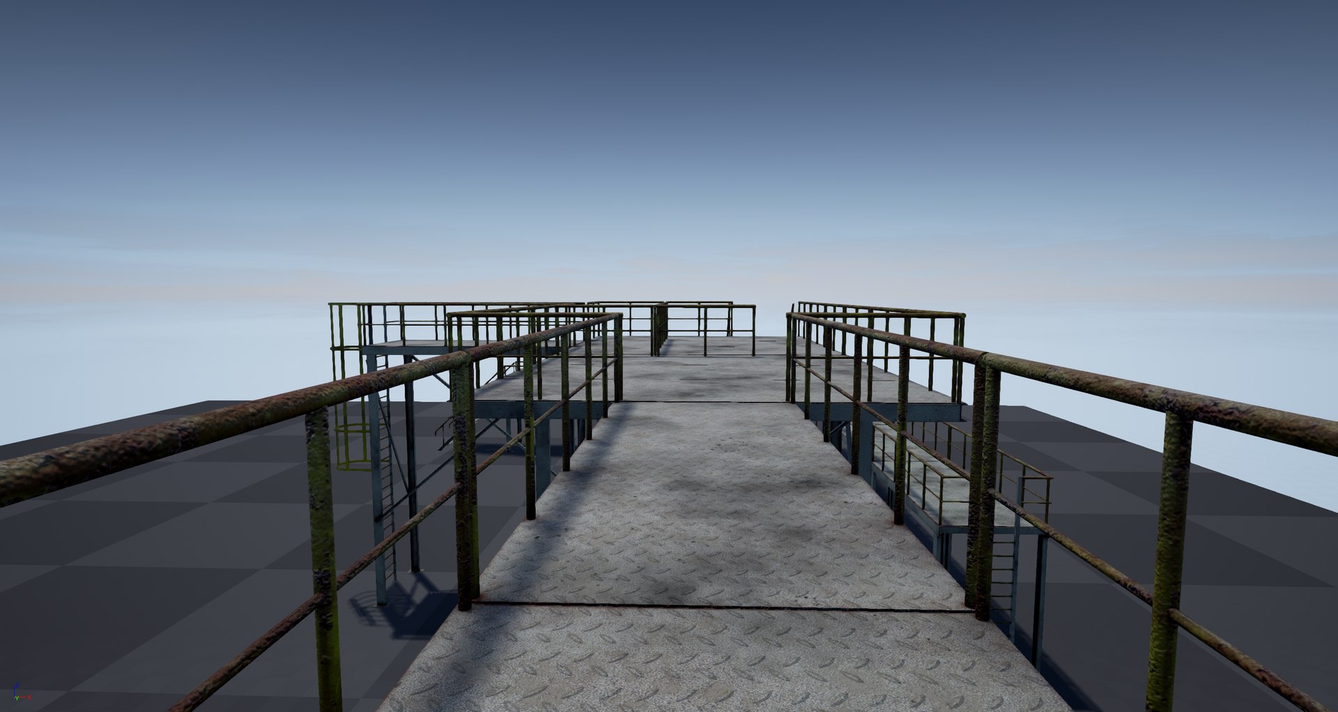 3D pbr modular industrial platform model - TurboSquid 1179191