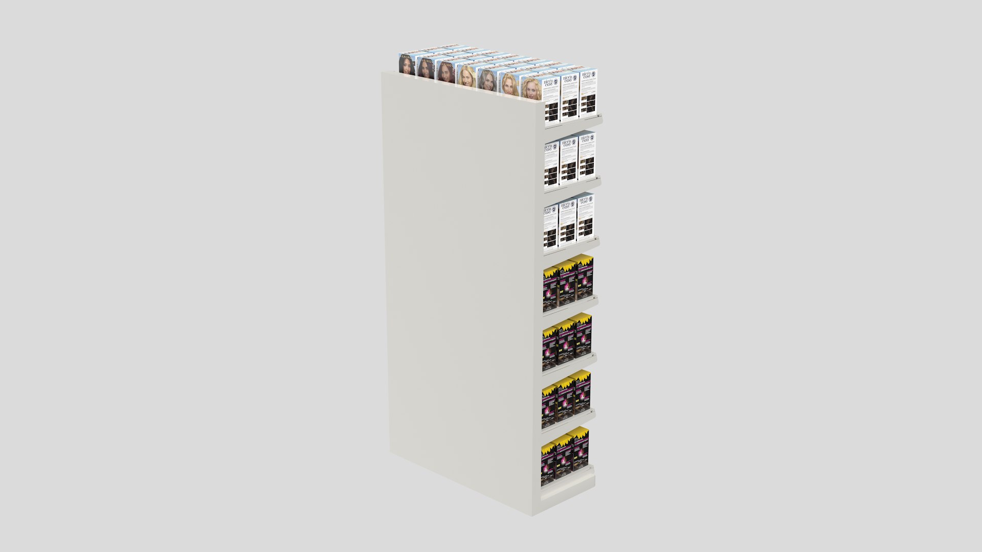 Supermarket Shelf Hair Dye 3D https://p.turbosquid.com/ts-thumb/US/rWZLAB/BK/hairdye_r6/png/1648936189/1920x1080/fit_q87/1e99c9eefebb9297938aa11646e638de383955ea/hairdye_r6.jpg