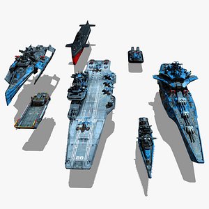 SCIFI WARSHIPS - Fleet 3D