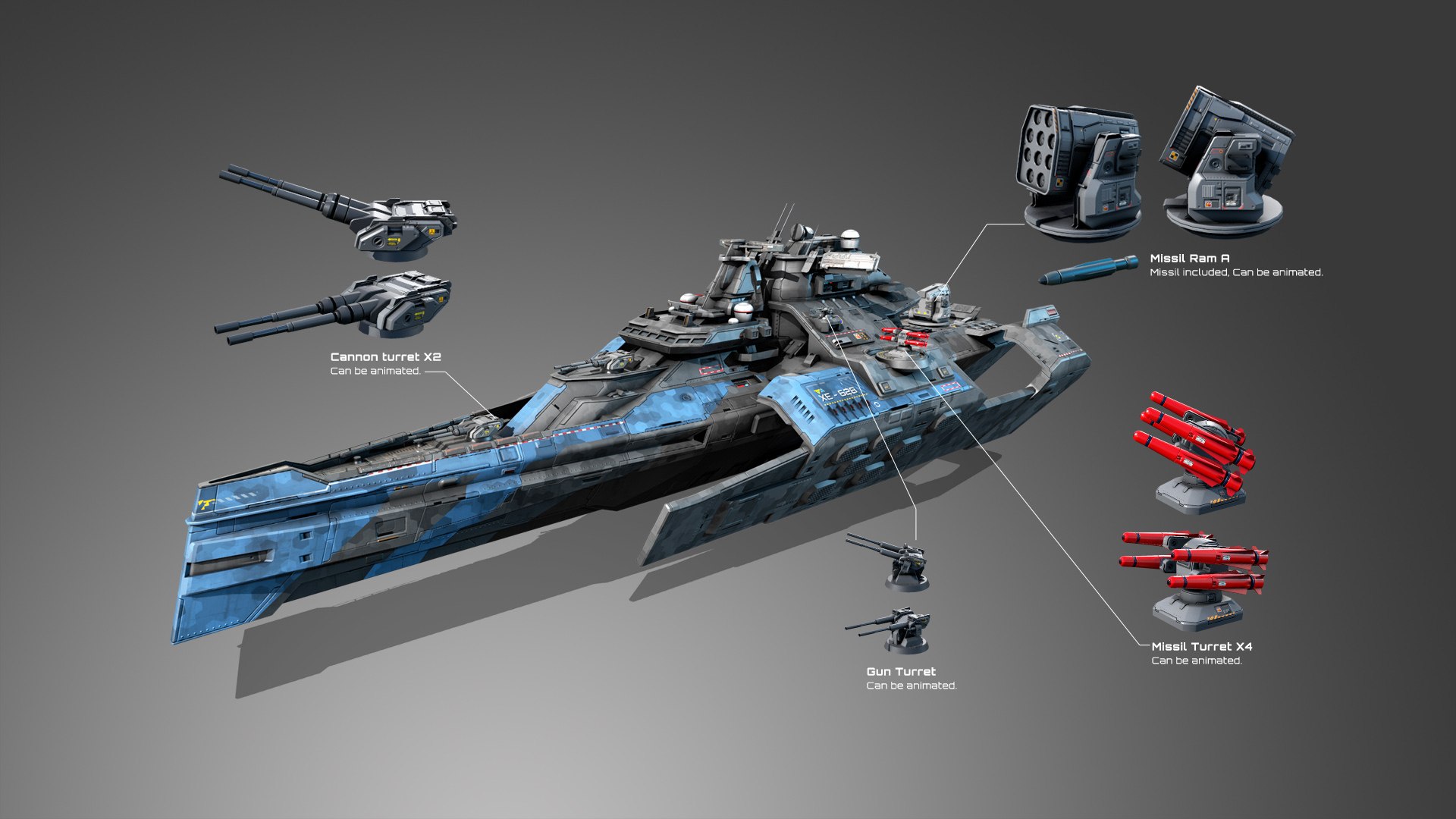 SCIFI WARSHIPS - Fleet 3D https://p.turbosquid.com/ts-thumb/US/te7w5r/Kj/cruiserii05/jpg/1652189109/1920x1080/fit_q87/44809f62ec7551a401b1a9ebbdbcbc4da2218026/cruiserii05.jpg