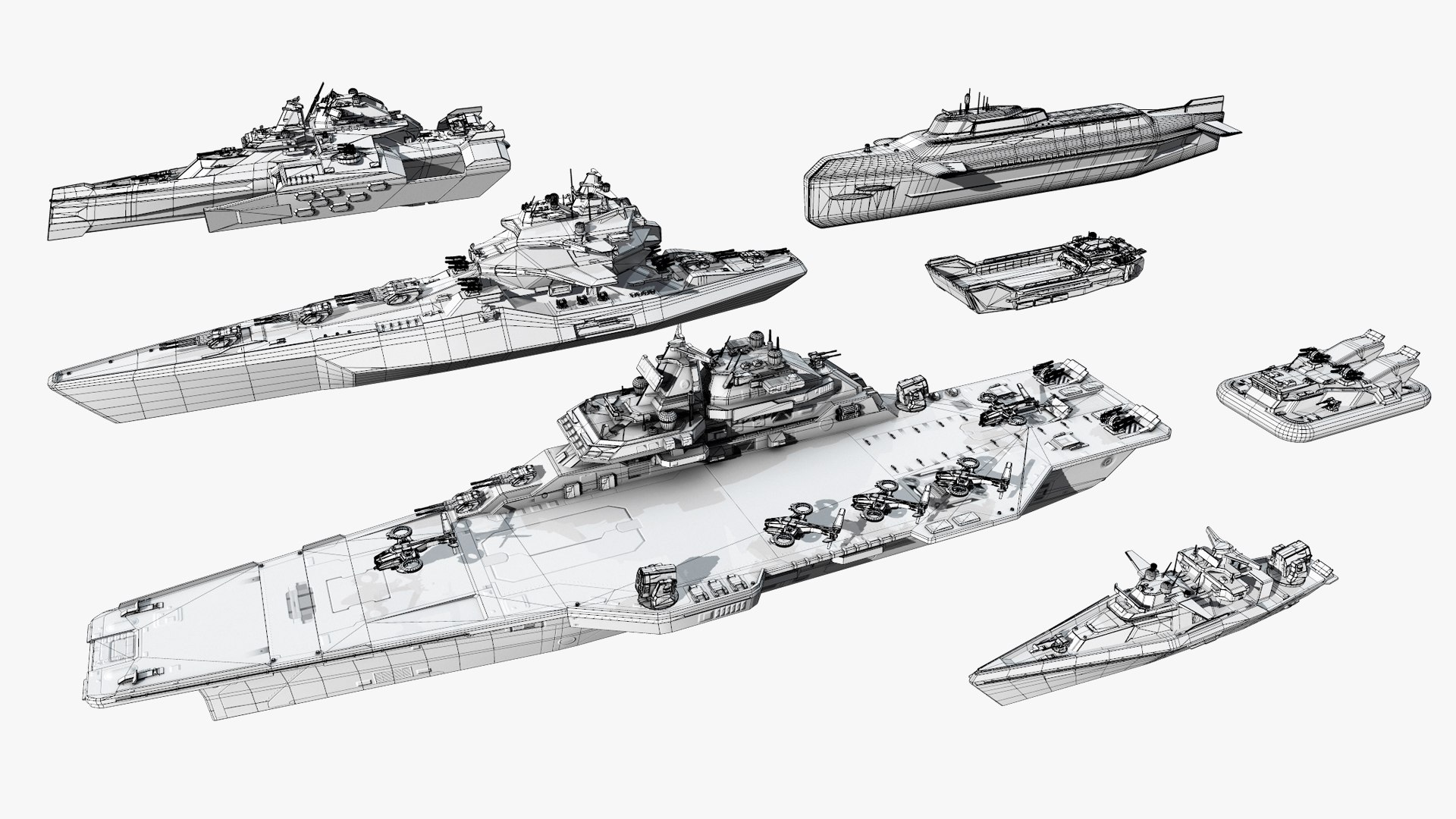 SCIFI WARSHIPS - Fleet 3D https://p.turbosquid.com/ts-thumb/US/te7w5r/OS/wire/jpg/1652189086/1920x1080/fit_q87/5a67a61488646cf1458a6d376348b02e42c9c958/wire.jpg