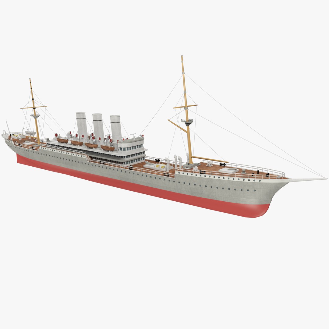 3d Steamship Rion