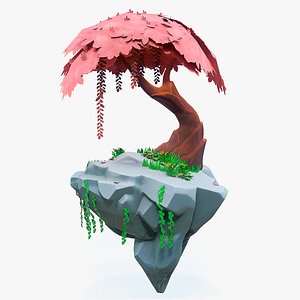 Floating Island Cartoon PBR