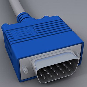 vga cable 3d max