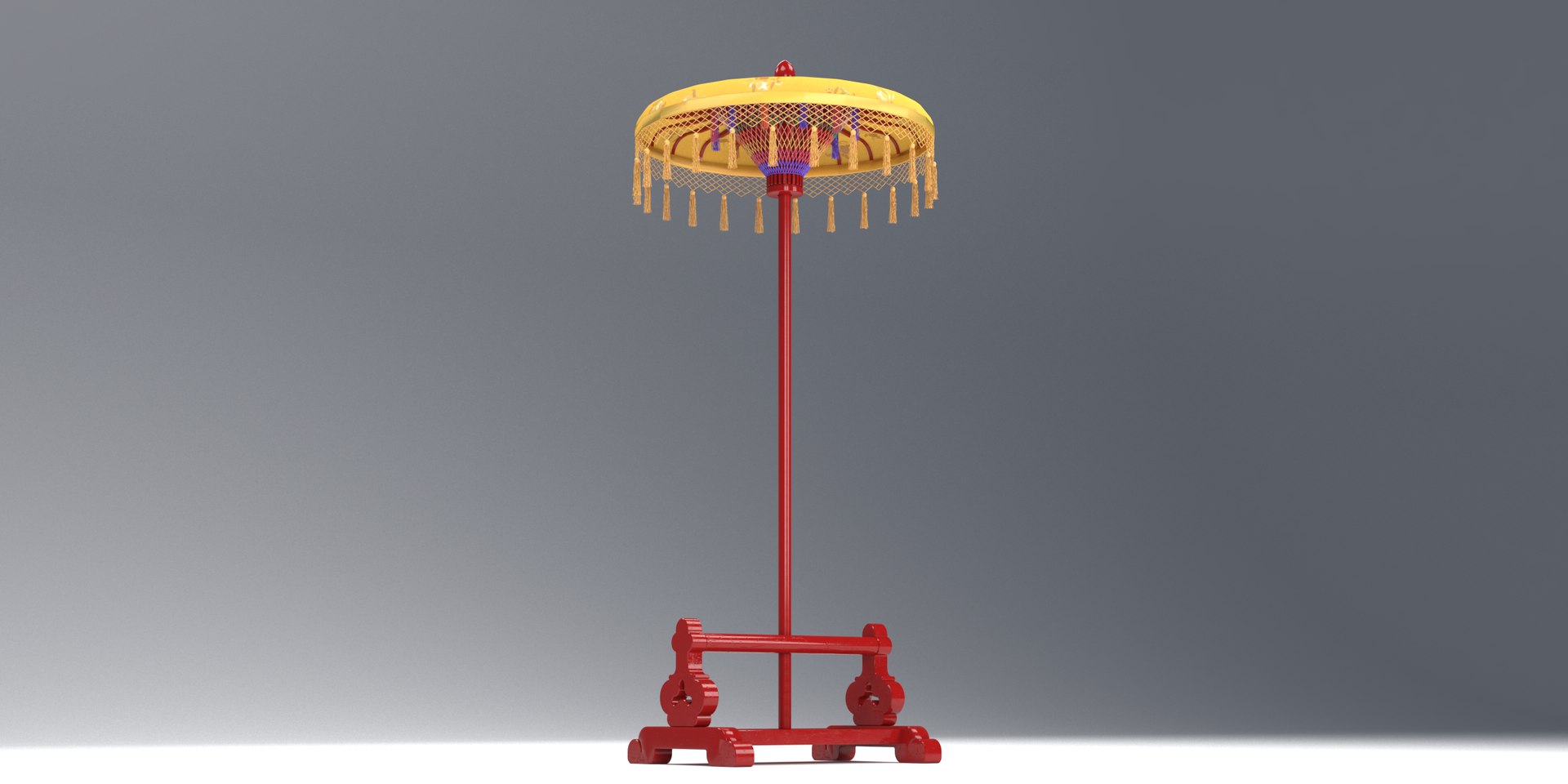 VIETNAMESE WEDDING UMBRELLA Model TurboSquid 2062299