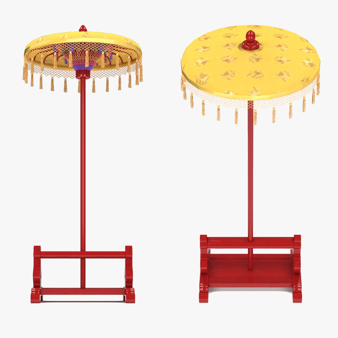 VIETNAMESE WEDDING UMBRELLA Model TurboSquid 2062299