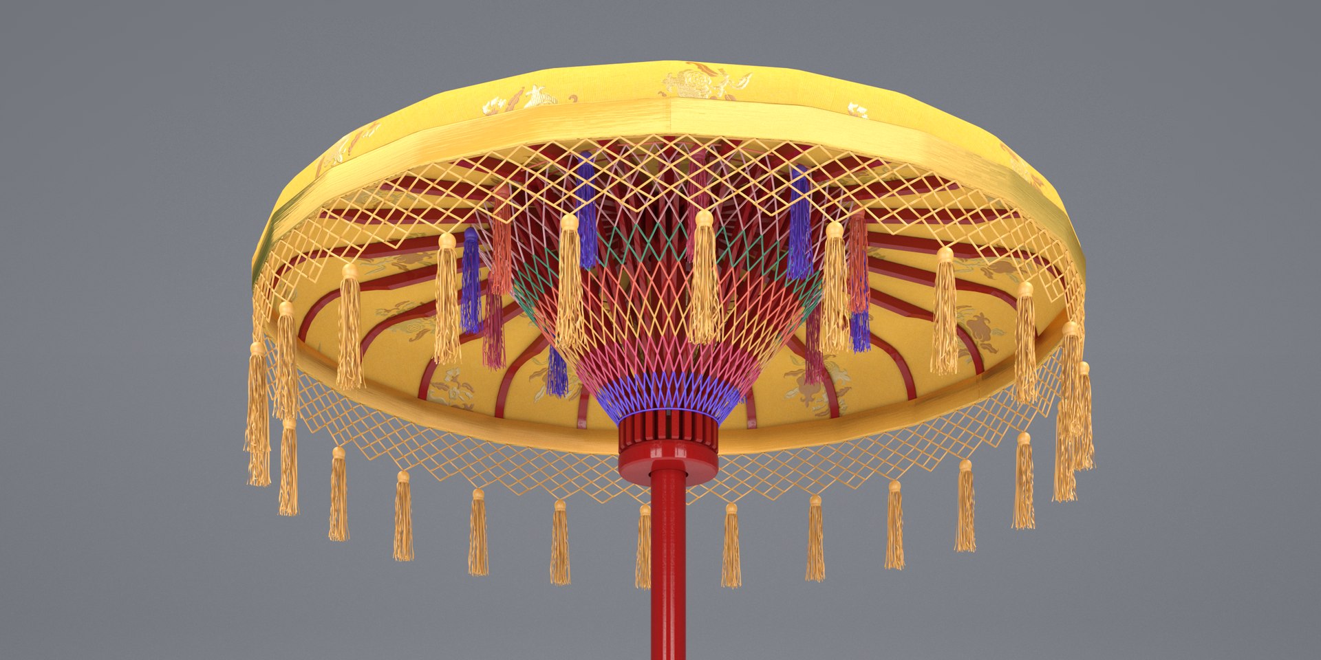 VIETNAMESE WEDDING UMBRELLA Model TurboSquid 2062299