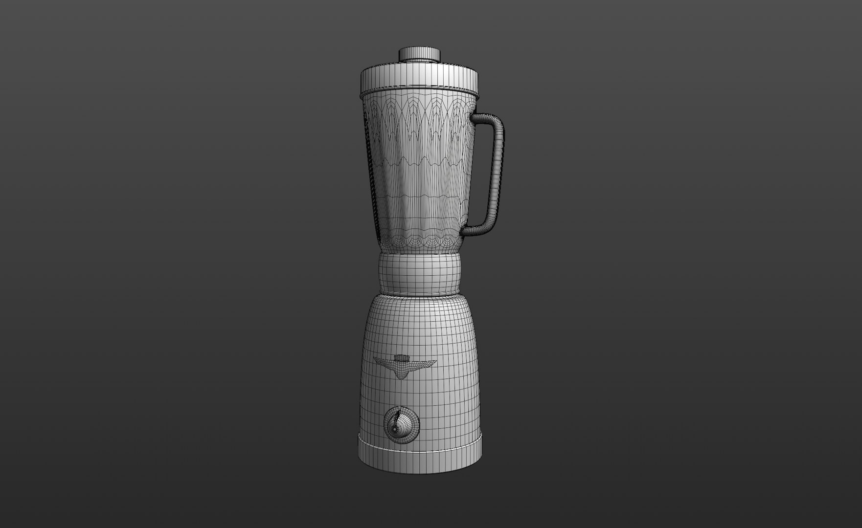 3D 50s Vintage Blender Model TurboSquid 1844518