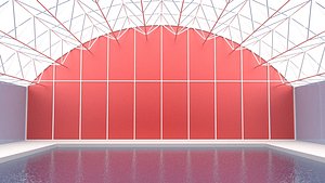 3D Parametric vault roof model