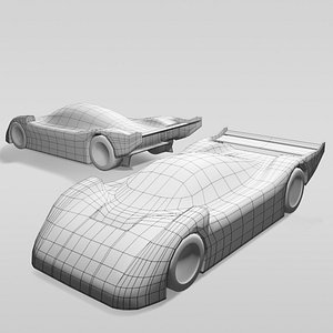 3D model car group c variants