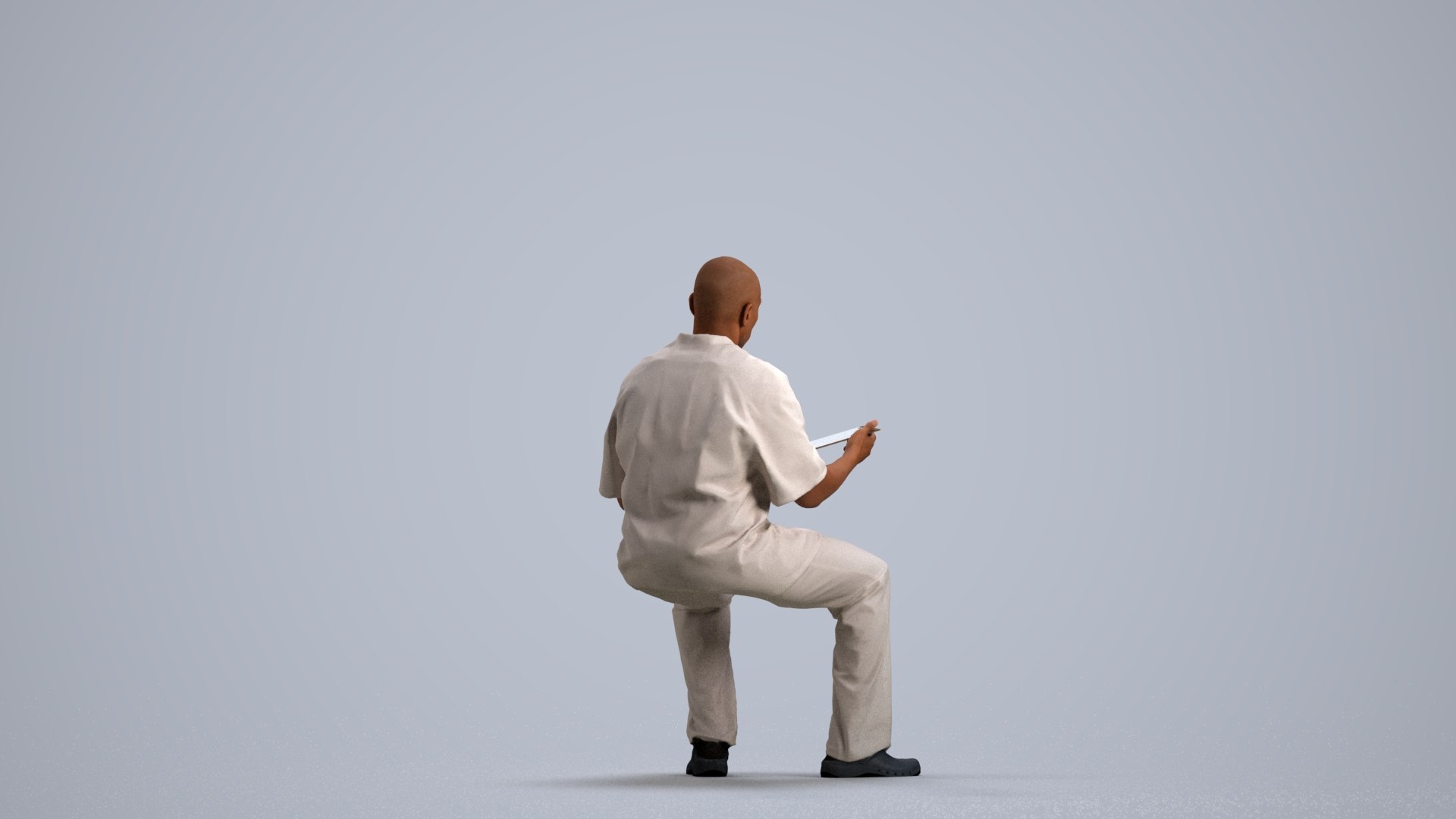 00379Carl007 - Adult Black male reading in medical scrubs for healthcare environments model https://p.turbosquid.com/ts-thumb/UT/D7ymtC/6t/00379_carl007_state2_frame_0003/jpg/1773145944/1920x1080/fit_q87/fd931090ebb8c5716f4f7d403260f7fb0917d662/00379_carl007_state2_frame_0003.jpg