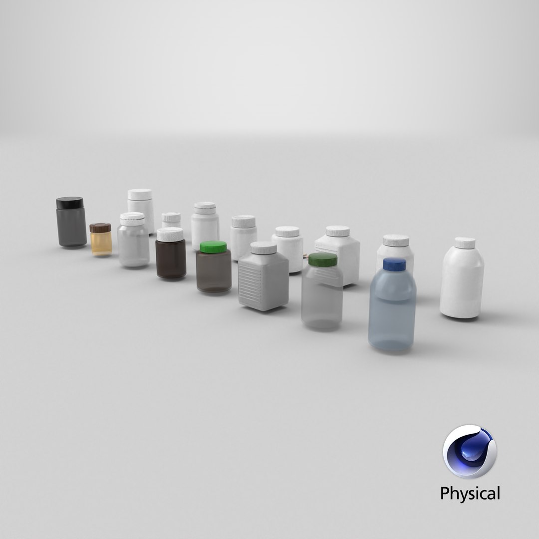 set of pill bottles 3D model https://p.turbosquid.com/ts-thumb/UT/Dleoz9/YY/preview38/png/1750091025/1920x1080/fit_q87/95ffddfa0092fb70e8f2c1146addc60e519b00a1/preview38.jpg