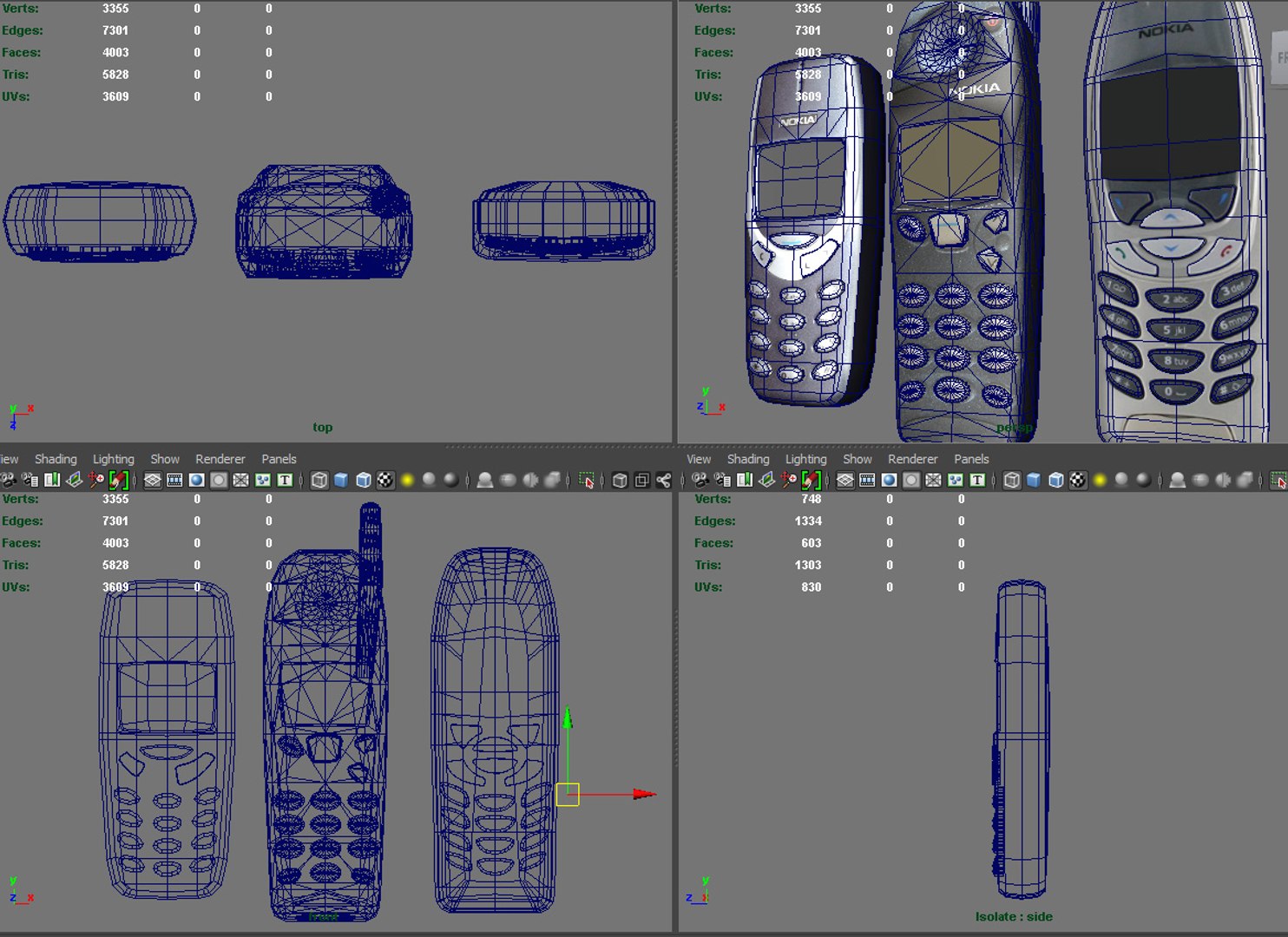 Nokia 3310 3d Model