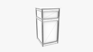 Octanorm Glass Display Podium
