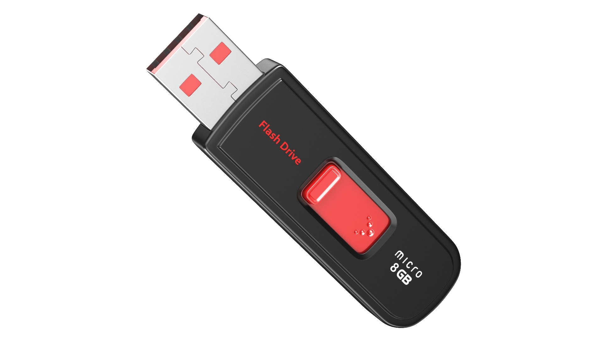 3D Two Detailed USB Flash Drivers Model - TurboSquid 2114347