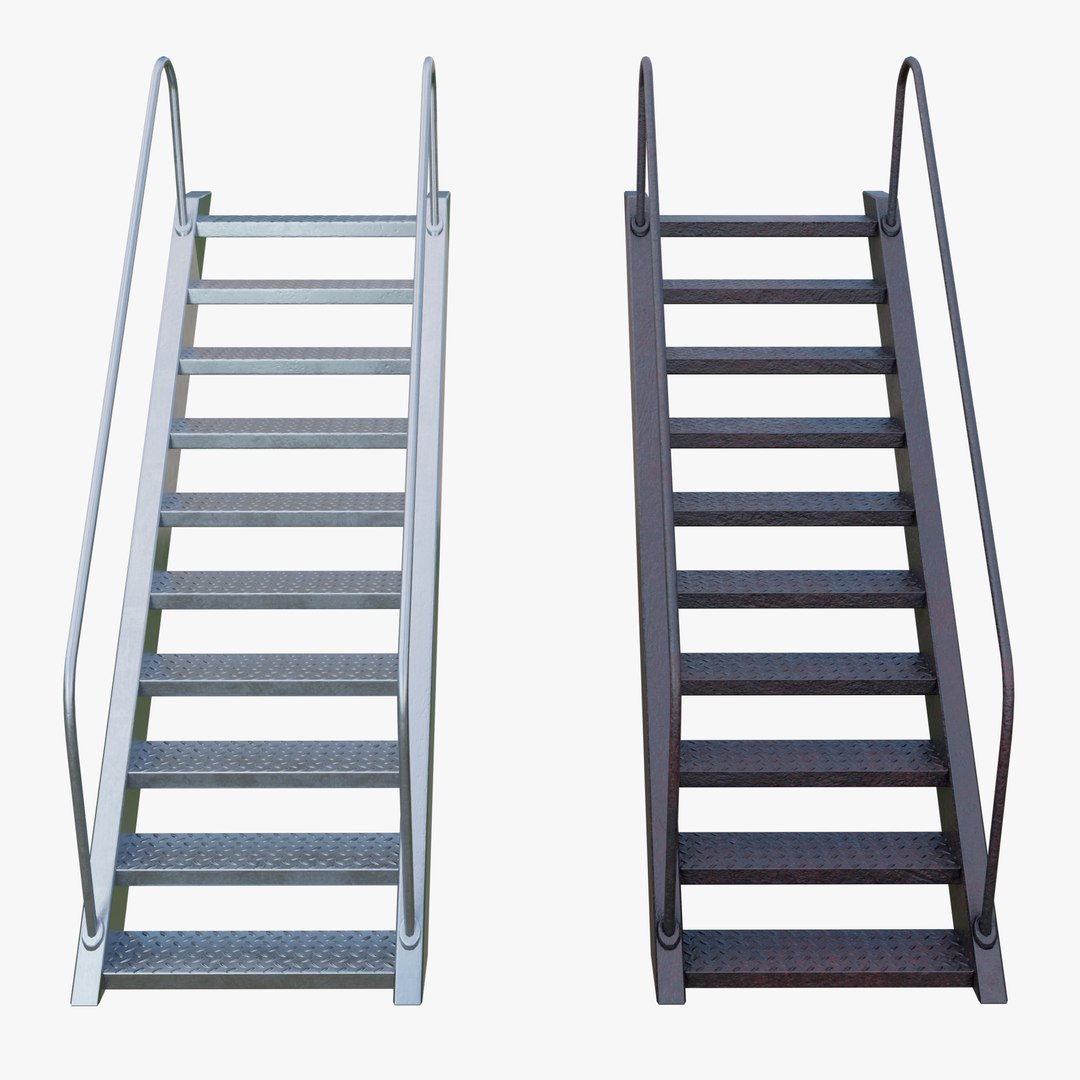 Steel Ladder 3D Model - TurboSquid 1845517