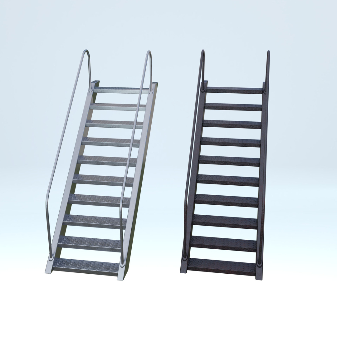 Steel Ladder 3d Model - Turbosquid 1845517