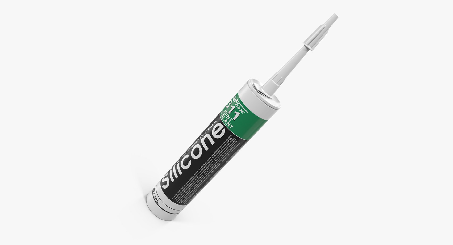 Silicone Sealant Tube 3D model preview