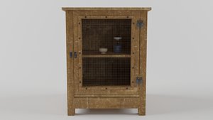 3D wire cabinet