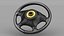 Black Leather Steering Wheel