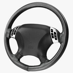 Black Leather Steering Wheel