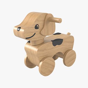 3D dog toy model