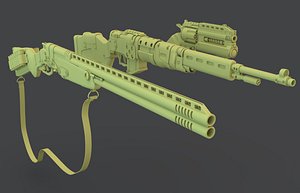 3d model post weapons