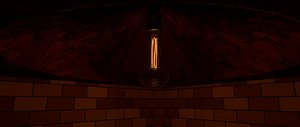 edison copper shade hanging 3D