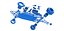 Diecast Sand drag Rail buggy Scala da 1 a 25