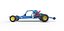 Diecast Sand drag Rail buggy Scala da 1 a 25