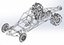 Diecast Sand drag Rail buggy Scala da 1 a 25