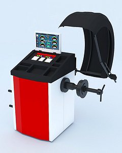 3d wheel center model