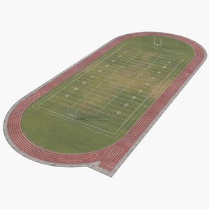 American Football Field 3D