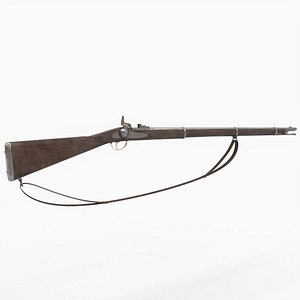 Musket Rifle 3D model