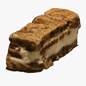 Photoscan Cookie - Raw   Game Ready 3D model