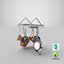 kitchen-pan-rack-02---set 3D model