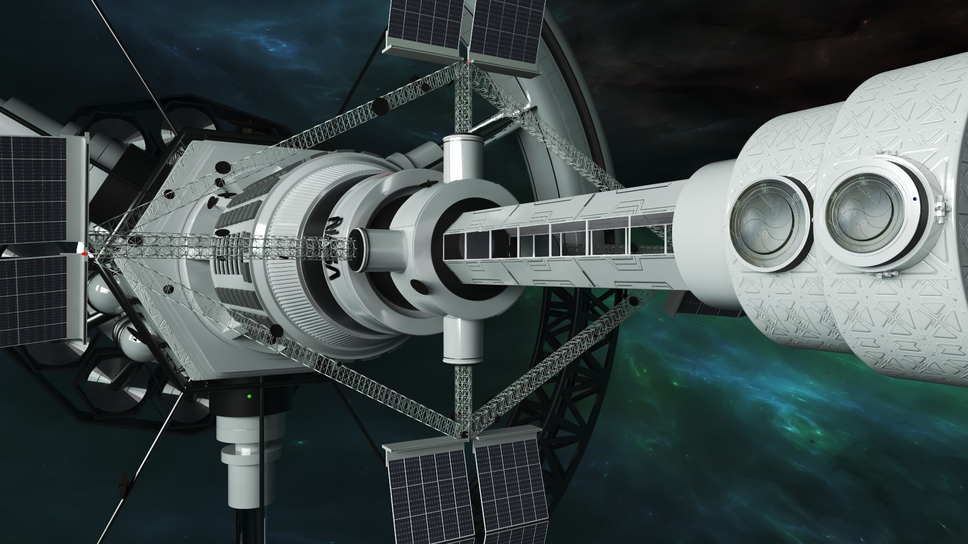 3D Space Station High Quality - TurboSquid 1956634