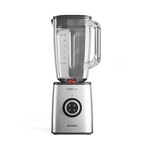 silver blender 3D model